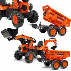 Minamas traktorius vaikams KUBOTA